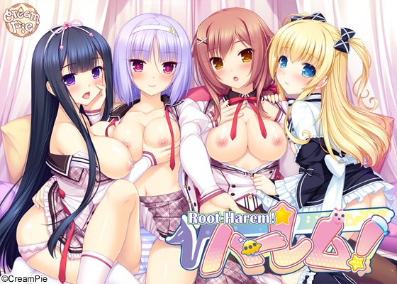 (18禁ゲーム) [131220] [CreamPie] √ハーレム！ Root Harem！ + Manual + Bonus